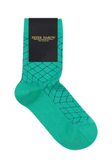 Puzzle Women's Socks - Teal