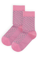 Puzzle Women's Socks - Pink