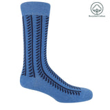 Vector Stripe Men's Socks - Blue