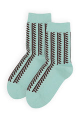 Vector Stripe Women's Socks - Blue
