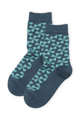 Crosslet Damensocken - Marineblau