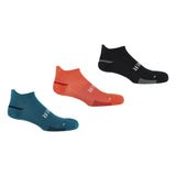 Men's Gym Socks Bundle - Aero Blue, Black and Orange