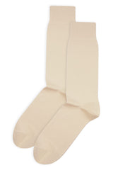 Classic Men's Socks - Cream