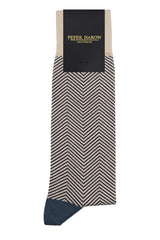 Lux Taylor Men's Socks - Ecru