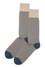 Lux Taylor Men's Socks - Ecru