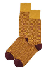 Lux Taylor Men's Socks - Mustard