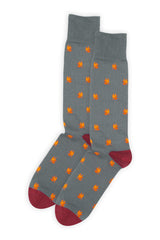 Maple Leaves Men's Socks - Grey