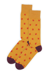 Pin Polka Herrensocken - Denim