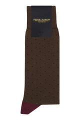 Pin Polka Herrensocken - Denim