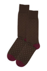 Pin Polka Herrensocken - Denim