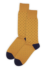 Pin Polka Herrensocken - Denim