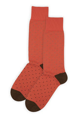 Pin Polka Herrensocken - Denim