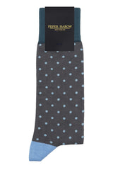 Pin Polka Men's Socks - Urban Grey