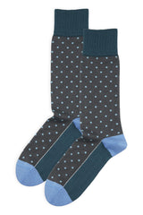 Pin Polka Men's Socks - Urban Grey