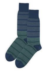 Pin Polka Herrensocken - Denim
