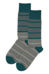 Pin Polka Herrensocken - Denim