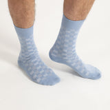 Battenberg Men's Socks - Blue
