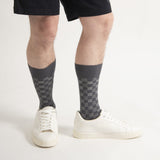 Battenberg Men's Socks - Grey