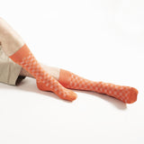 Battenberg Men's Socks - Salmon