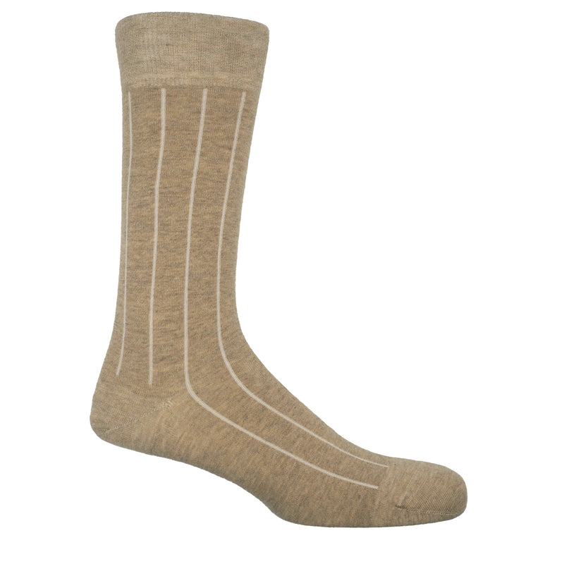Indulgent Cashmere Men's Socks - Beige