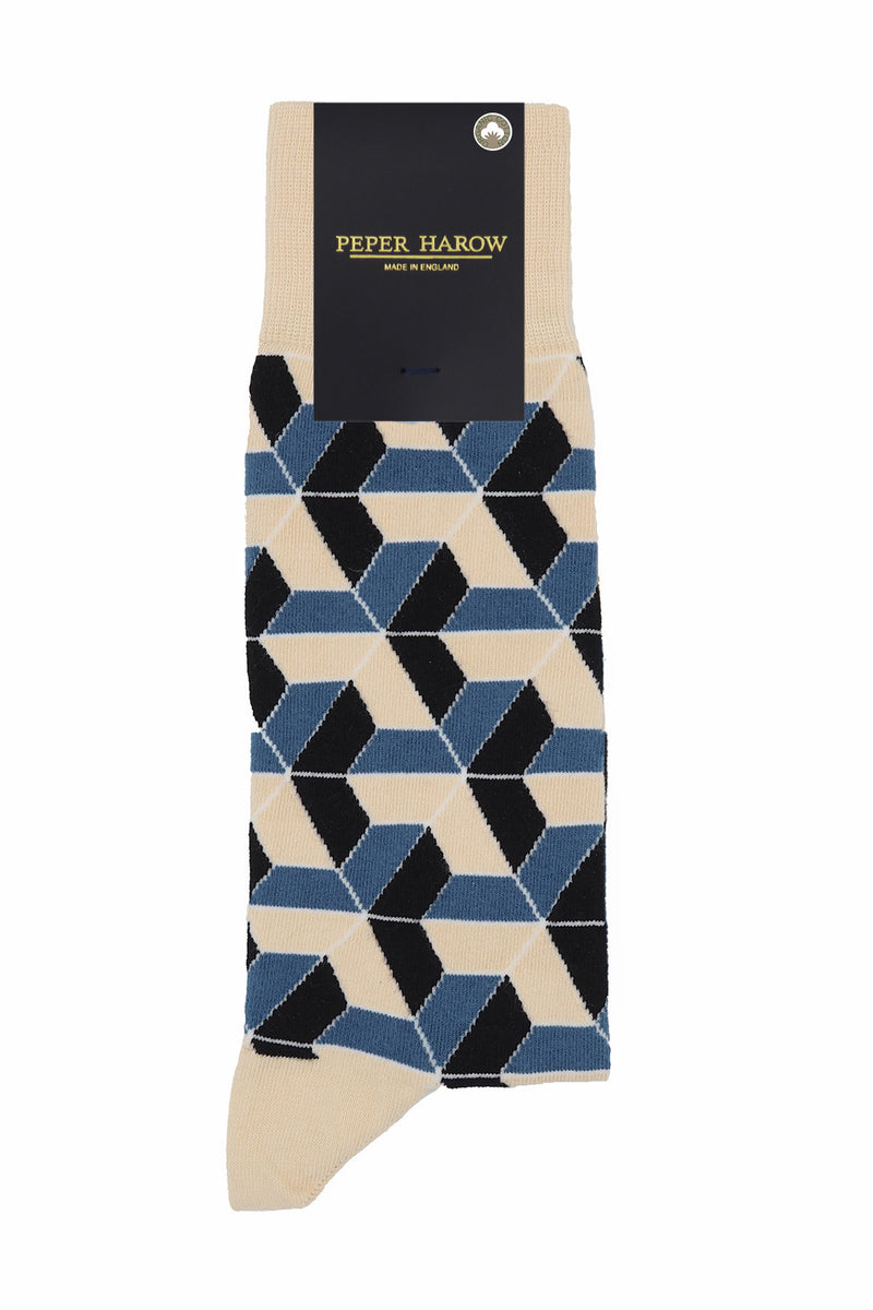 Vertex Men's Socks - Beige