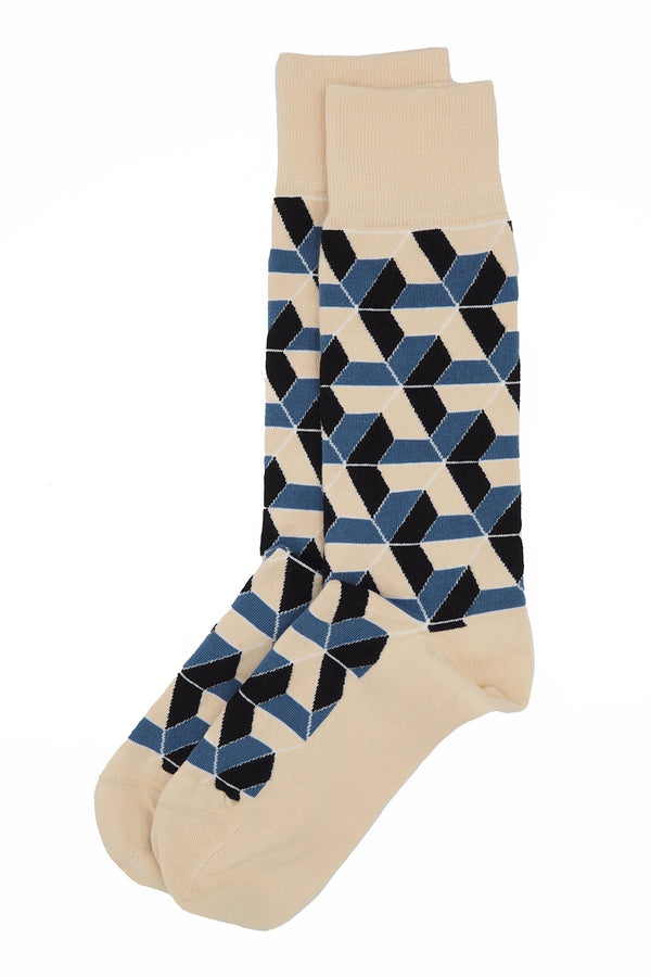 Vertex Men's Socks - Beige