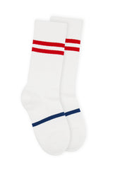 Retro Unisex Sport Socks - White