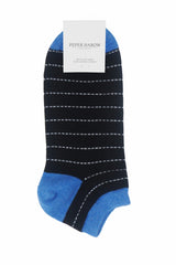 Peper Harow black Dash men's luxury trainer socks rider