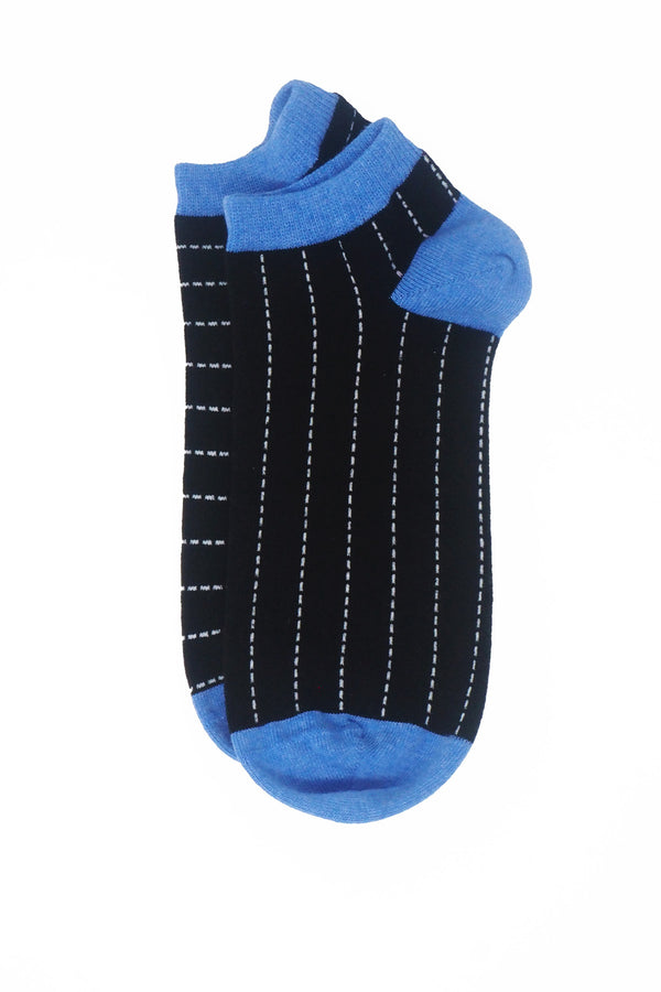 Peper Harow black Dash men's luxury trainer socks topshot