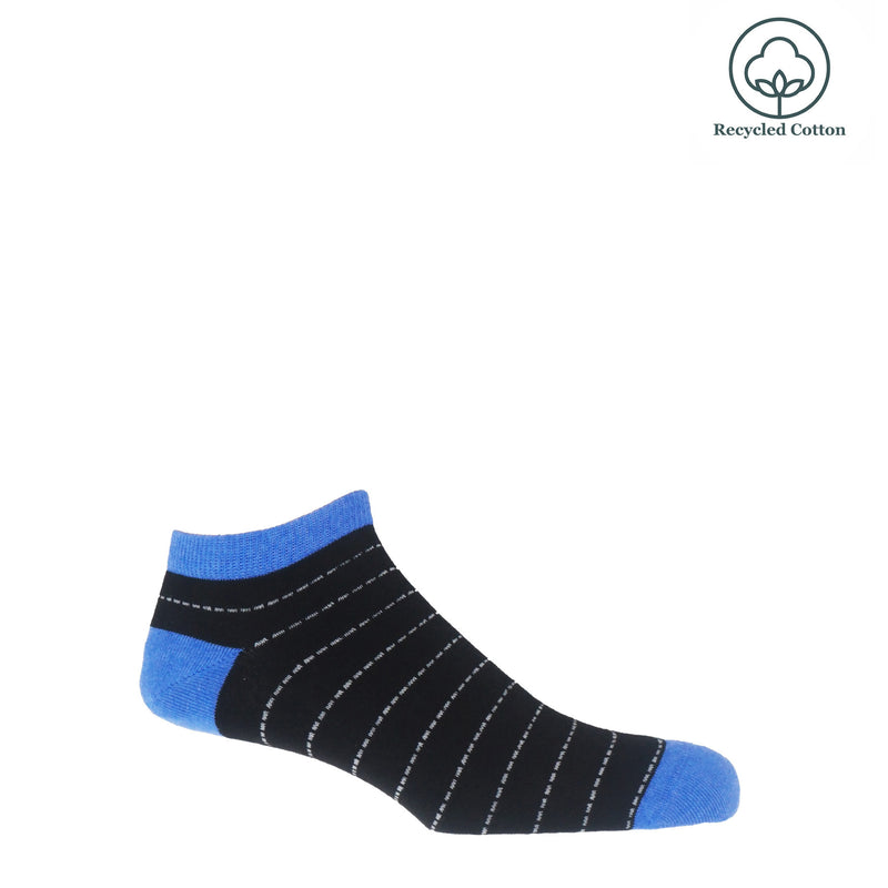 Peper Harow black Dash men's luxury trainer socks