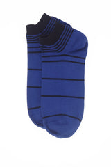 Retro Stripe Men's Trainer Socks - Black