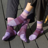 Blockstreifen Damensocken - Twilight