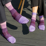 Blockstreifen Damensocken - Twilight