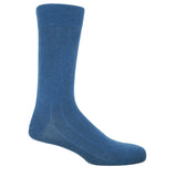 Indulgent Cashmere Men's Socks - Blue