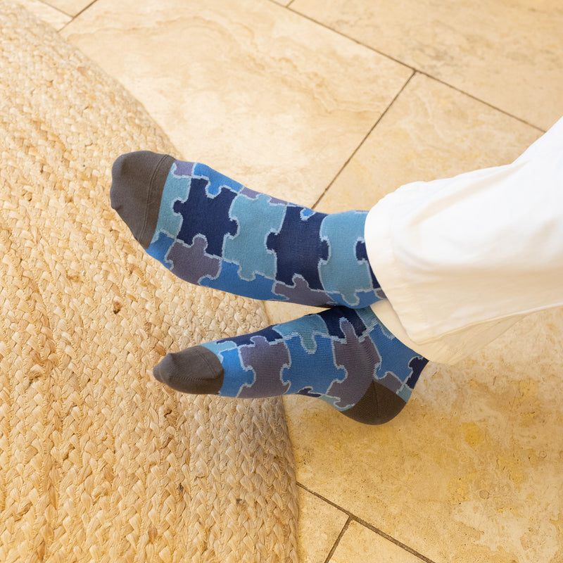 Herrensocken-Set – Dünne Streifen