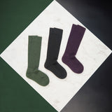 Men's Wool Boot Socks - Charcoal