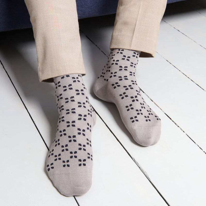 Cambridge Men's Socks - Grey