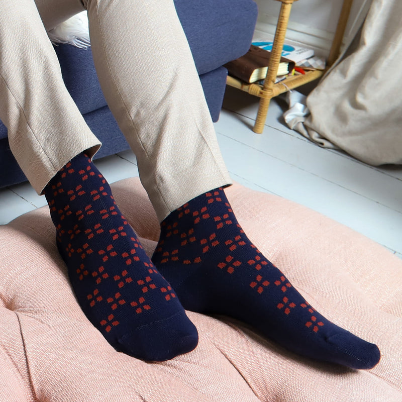 Cambridge Men's Socks - Navy