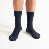 Indulgent Cashmere Herrensocken - Blau