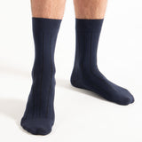Indulgent Cashmere Herrensocken - Blau