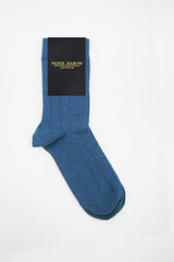 Indulgent Cashmere Women's Socks - Blue