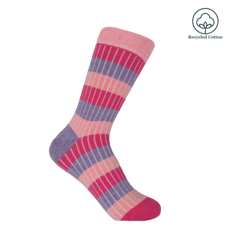 Unicorn Chord ladies recycled cotton socks from Peper Harow