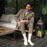 Classic Men's Socks - Cream
