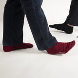 Classic Men's Socks - Burgundy