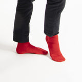 Klassische Herrensocken - Rot