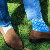 Clover Men's Socks - Blue