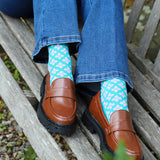 Clover Women's Socks - Teal