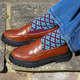 Crosslet Damensocken - Marineblau