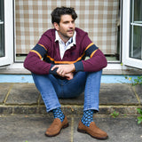 Crosslet Herrensocken - Armeegrün