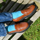 Clover Women's Socks - Blue